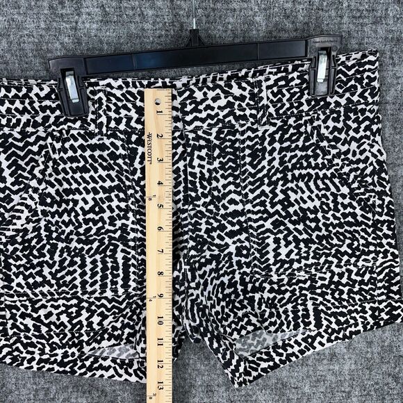Banana Republic Shorts Womens 4 Print Cotton Chino Utility 4" Inseam Mid Rise - Picture 8 of 10